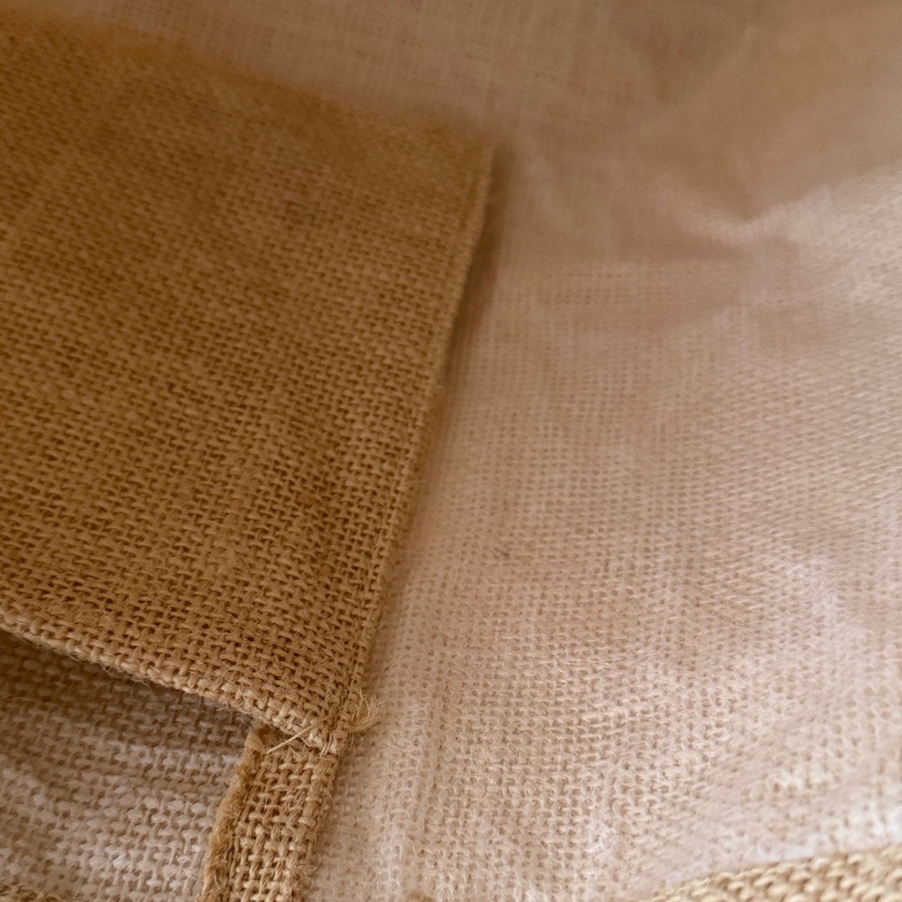 Beige Tote Bag with sequin Turtle Design - Picture 8 of 8